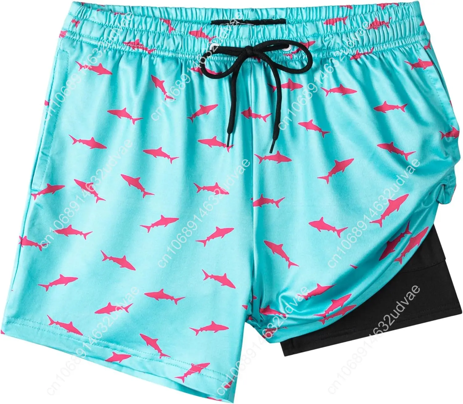 Swim Trunk Quick Dry - Erkek Çocuklar İçin Kompresyon Astarlı, Esnek,